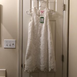 Lily Pulitzer white lace Marlissa shift dress